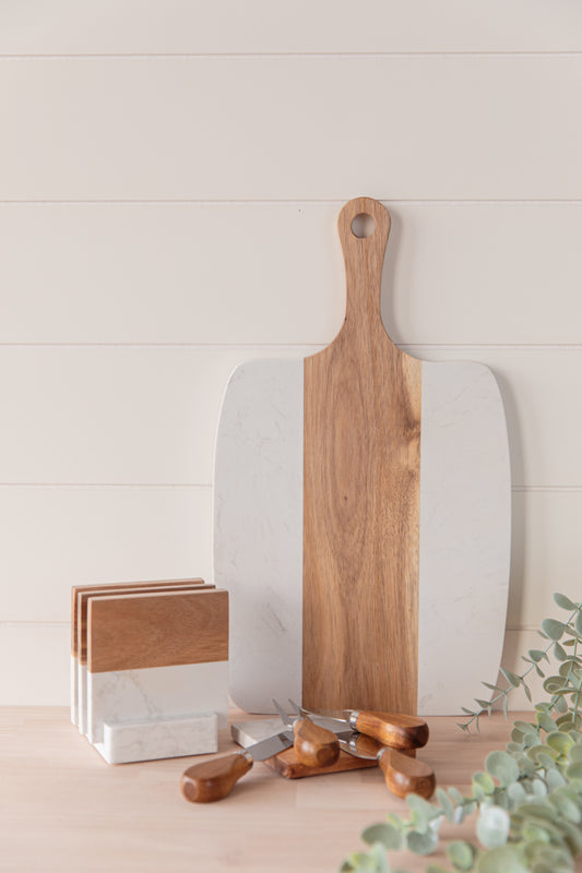 Marble Serving Board - 5 Piece Set