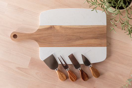 Marble Serving Board - 5 Piece Set