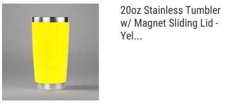 20oz Stainless Plated Tumblers